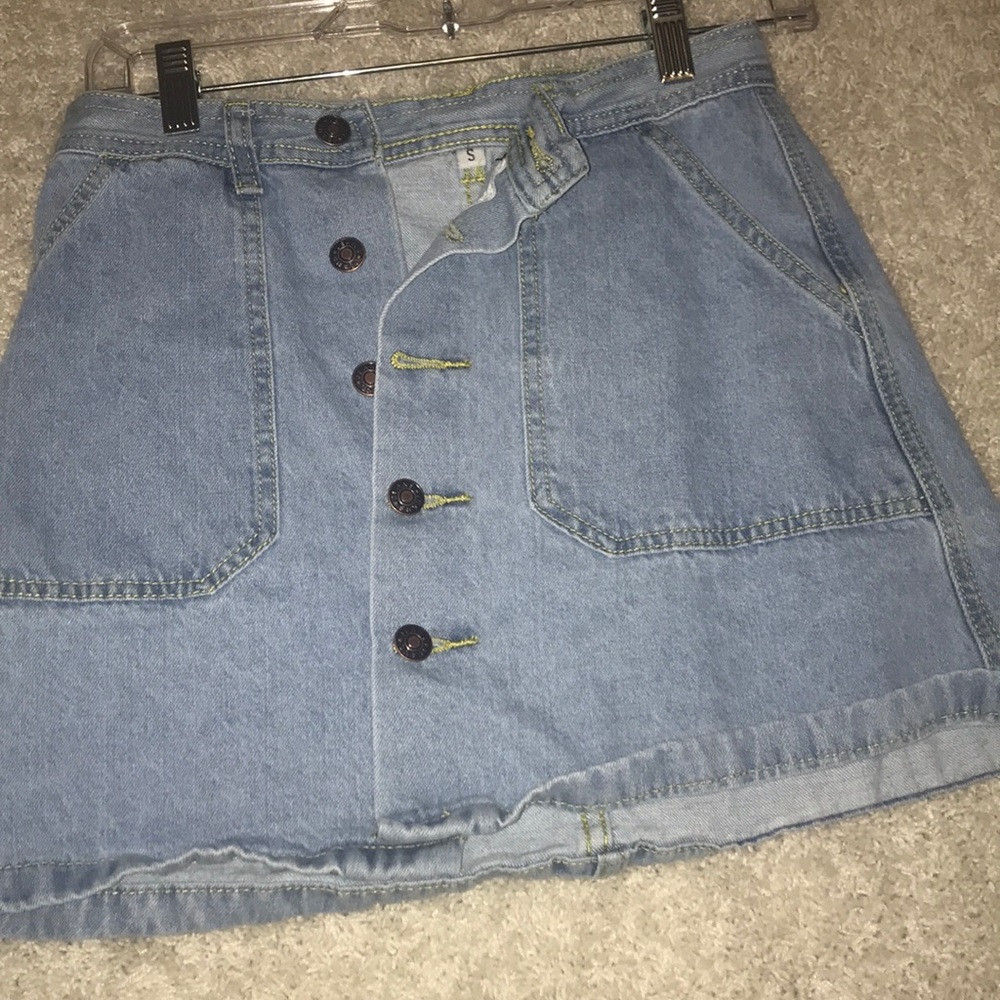 Pac sun jean skirt